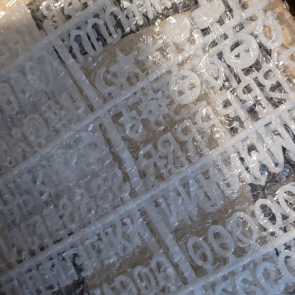 Letterpress gray felt board with letters new - Picture 2 of 2